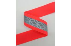 China High Visibility Laser Reflective Webbing 300D Oxford 5cm x 50m supplier
