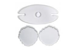 China DIY Craft Silicone Resin Mold Epoxy Irregular Wave Shape Eco Friendly Stocked supplier
