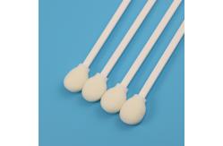 China 125mm Length  Medical Oral Sponge Swab Stick with open cell structure supplier