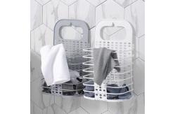 China Odorless Wall Hanging Laundry Basket , Durable Sonsill Foldable Laundry Hamper supplier