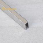 Mirror Stainless Steel Round Edge Tile Trim U6 X 2438mm 200HV Hardness