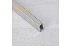 China Mirror Stainless Steel Round Edge Tile Trim U6 X 2438mm 200HV Hardness supplier