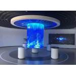 Energy Saving P2.5 P4 P5 RGB LED Screen Curved Design For Advertising for sale