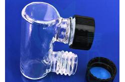 China Quartz Cuvettes Screw Thread Fused Quartz Tube For Chemistry Analyzers supplier