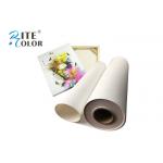 Stretchable Inkjet Cotton Art Canvas Rolls Waterproof 360gsm For Pigment Dye Ink