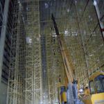 Blue AS/RS System Upright Column Steel Automated Racking Solutions