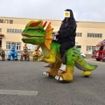 Electric Coin Operated Animatronic Dinosaur Ride Scooter for Amusement Park for sale