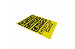 China Customizable  Plastic Pasteable Warning Sign For Industrial supplier