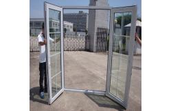 China Soundproof UPVC Glass Entry Door With Double Triple Glazed And Grilled supplier
