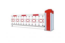 China License Plate Recognition Traffic Light Control Airborne Barrier Gate System supplier