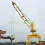Floating 20t Mobile Rail Mounted 30M Marine Cranes for sale