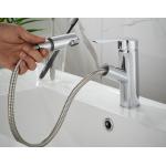 Electroplate Undercounter Mixer Basin Tap Single Hole Mount for sale