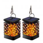 Warm White 3500K 40LM Wireless LED Solar Garden Lanterns Solar Flame Torches