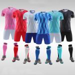 Short Sleeve Plain Soccer Jerseys Casual Plain Football Jersey Team Set for sale