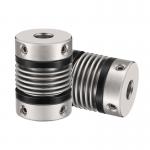 20D High Torque Shaft Flexible Bellows Coupling M4 M5 Zero Backlash for sale