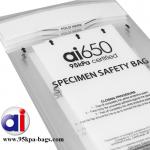 Plastic 95kPa Specimen Transport Bags Biological Hazard Bags Pressure Resistant for sale