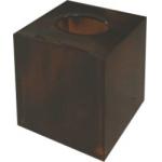 135*135*H155mm Hotel Guestroom Resin Collection Resin Tissue Holder Square  Shape for sale