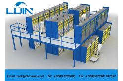 China Display Pallet Rack Mezzanine Systems Heavy Duty / Medium Duty Bottom Shelf supplier