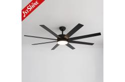 China 64 Inches Indoor Ceiling Fan With Light DC Motor Amart Control supplier