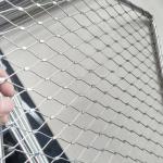 Ferrule Knitted Beauty Flexible Wire Rope Cable Mesh For Zoo Enclosure for sale