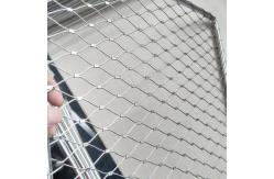 China Ferrule Knitted Beauty Flexible Wire Rope Cable Mesh For Zoo Enclosure supplier