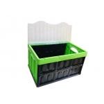 Square Stackable Box Plastic Storage Crate Collapsible Toys Organizer No Maintenance for sale