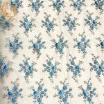 20％ Polyester Guipure Lace Fabric / Embroidered Mesh Lace 3D Applique