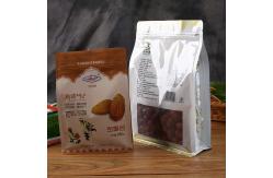 China Print Heat Seal 280g Aluminium Zip Lock Pouches Food Packaging Pouch With Zipper supplier