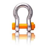 Galvanized Steel WLL 30 Tonne 1.5 Inch Shackle Bow Type for sale