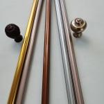 22 Inch 0.4mm 6.7 Metre Wrought Iron Curtain Rods for sale