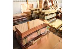 China H65 Brass Copper Plate Sheets GB Custmoized Size 0.6mm Thickness supplier