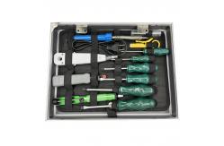 China Professional Telecom Networking tool kit tools set with aluminum alloy box supplier