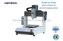 China Smog Cleaner Equipped Desktop Automatic Soldering Robot With LCD Teaching Pendant supplier