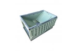China Heavy Duty Large Vented Mesh HDPE Agriculture Folding Crate Box Stackable supplier