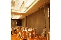 China Sound Proof Operable Folding Partition Walls for Ballroom / Hotel 85 mm Thickness supplier