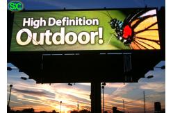 China High Resolution 10mm Outdoor LED Billboard / RGB led screen panels advertisement supplier