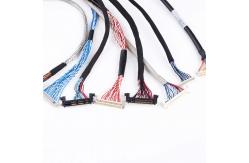 China LCD Panel Display Electronic Wire Harness LVDS Cable 32pin supplier