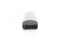 China Black Custom Square PVC Profile Strip For Transportation supplier
