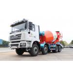 EuroII Shacman Mixer Truck F3000 Concrete Mixer Machine Truck 8x4 380 White for sale