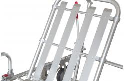 China Emergency Medical Loading Folding Ambulance Stretcher With Aluminum Alloy Railing supplier