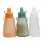 Reusable Food-Grade Silicone Baby Feeding Products Breast Milk Spray Storage Bags for sale