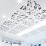 Interior Suspended Aluminium Ceiling Panel Stretch Soundproof for sale