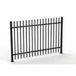 Tubular Garrison Fence / Australia Security Commerical Garrison Fence Panel / Black Garrison Fence