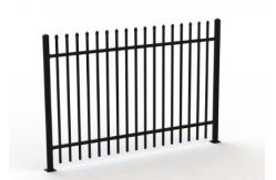 China Tubular Garrison Fence / Australia Security Commerical Garrison Fence Panel / Black Garrison Fence supplier