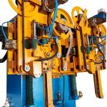 Upright Sanding Cookware Production Machine Double Stations For Metal Ware for sale
