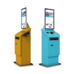Cash Dispensing And Deposit Self Service ATM Payment Terminal Touch Screen for sale