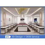 High End Wood Stain Steel Luxury Jewelry Store Furniture With Cabinets for sale