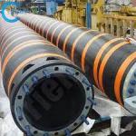 Heavy Duty Self Floating Dredge Hose And Equipment Industrial Wear Rubber Flexible 32 Inch for sale