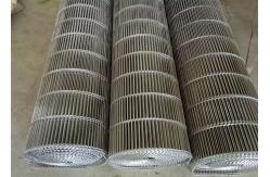 China Food Cooling Enrober Wire Belt Heavy Load Anti Acid Flat Carrying Surface supplier