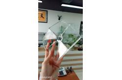China High Clarity Round Sapphire Borosilicate K9 Crystal Plate supplier